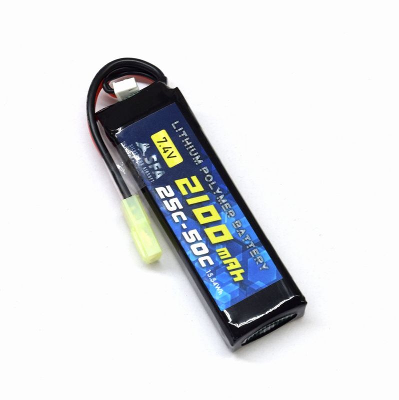 SFA LiPo バッテリー 7.4V 2100mAh 25C ミニS  【タミヤミニ｜Tコネクタ｜XT30】