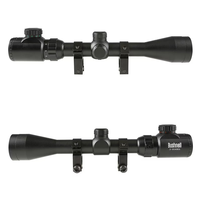 NB ライフル スコープ 3-9X40IR レッド＆グリーン イルミネーション