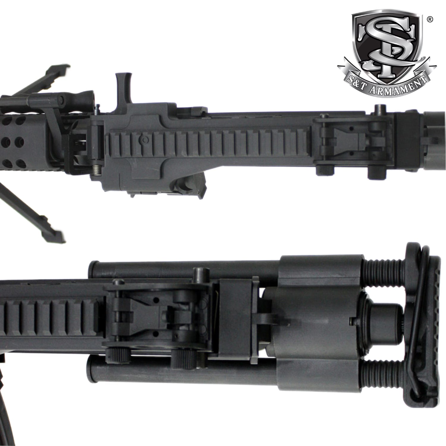 S＆T M249 PARA Black スポーツライン Boxマガジン仕様 FN刻印