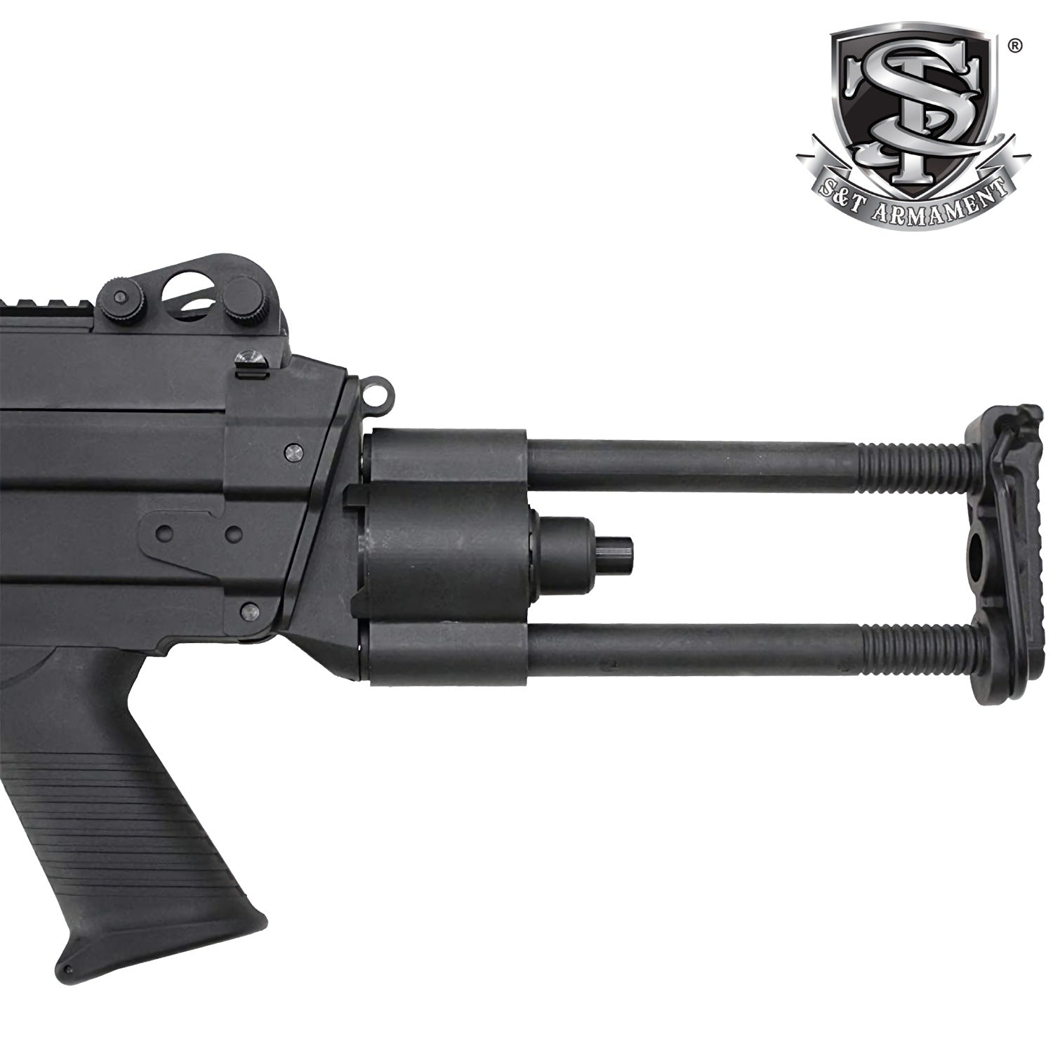 S＆T M249 PARA Black スポーツライン Boxマガジン仕様 FN刻印