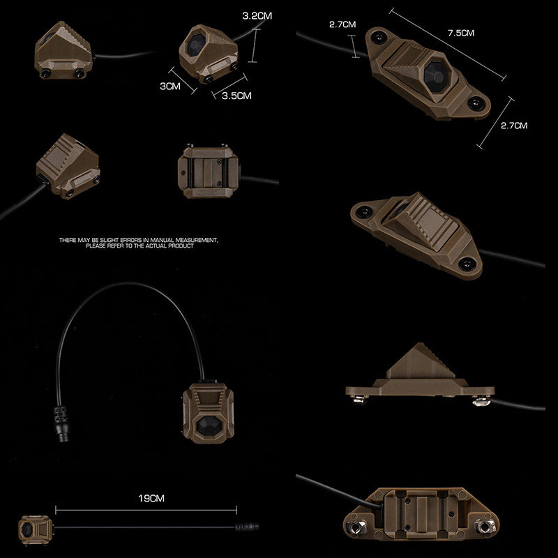 WoSporT UNUTY Tactical AXON SLタイプ ワイヤースイッチ 各種ライト PEQ対応