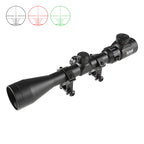 NB ライフル スコープ 3-9X40IR レッド＆グリーン イルミネーション