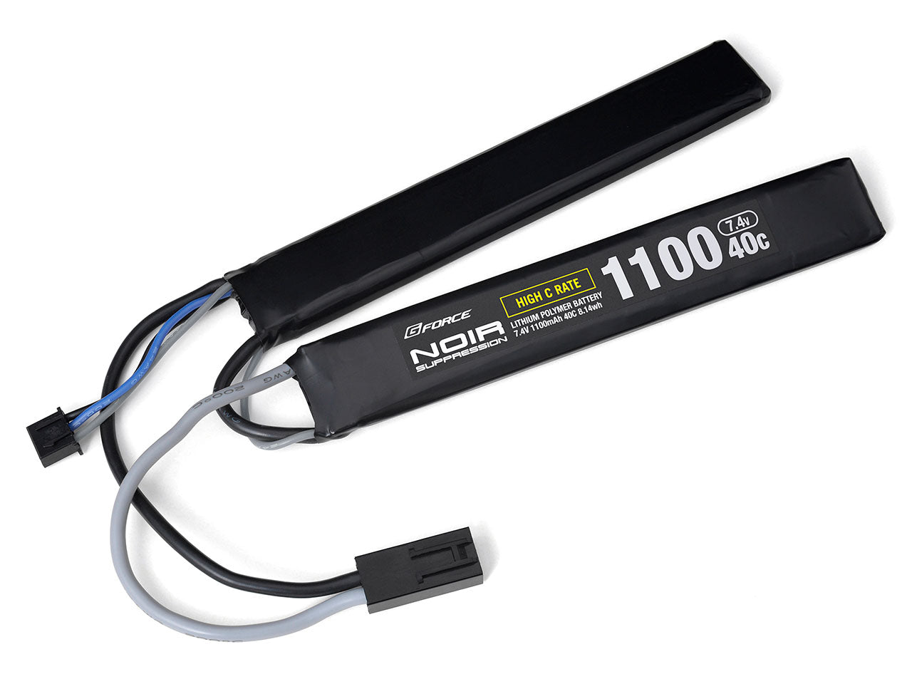 GFORCE LiPo バッテリー 7.4V 1100mAh 40C セパレート 8.14Wh