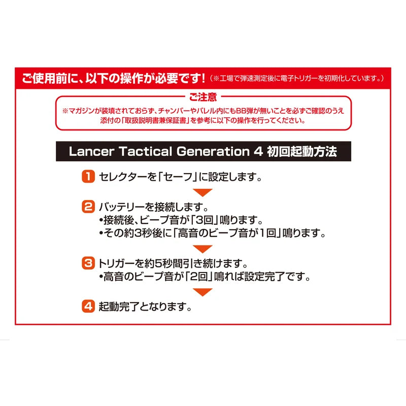 LANCER TACTICAL Gen 4 L119A2 AEG BK