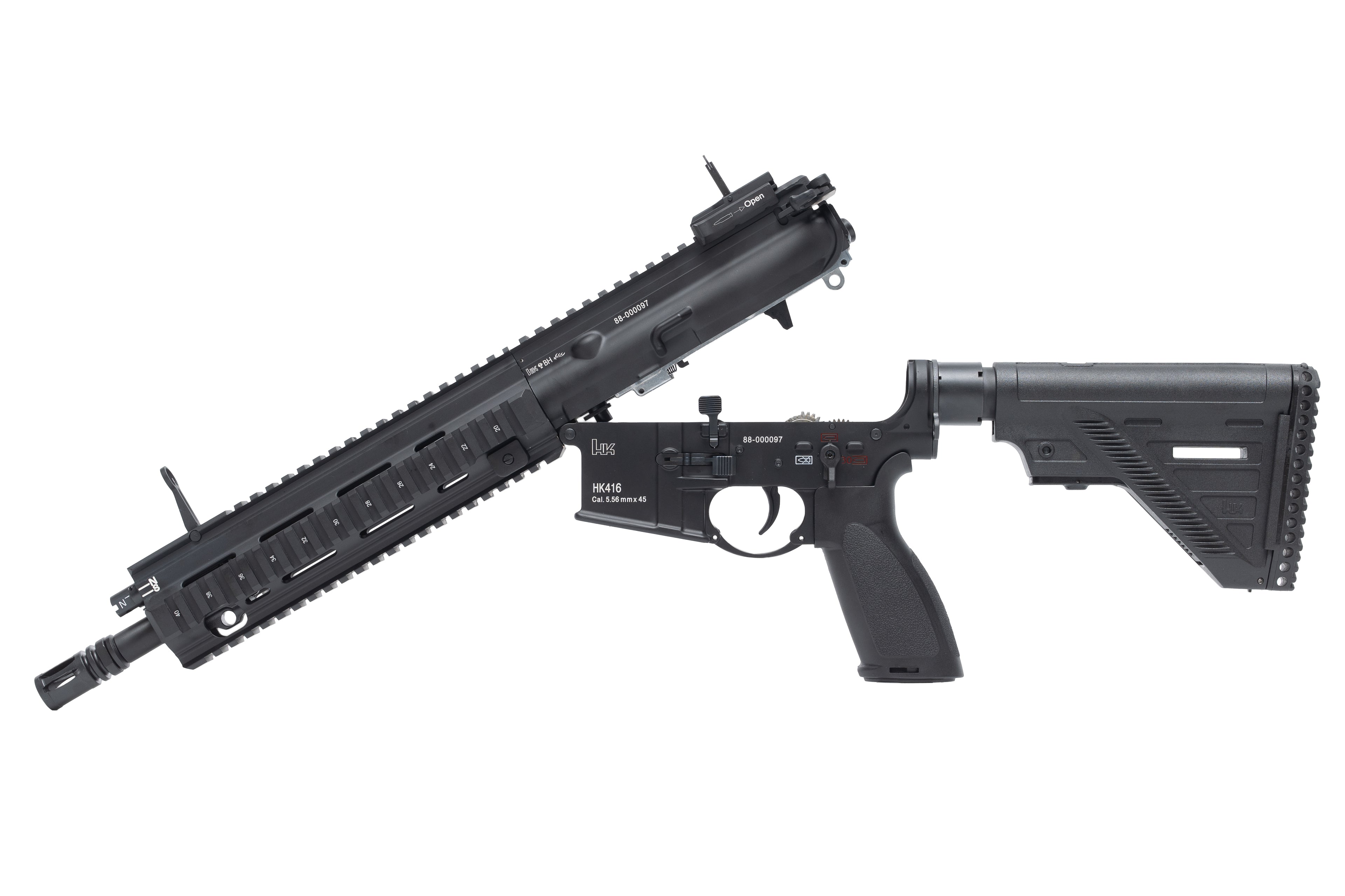 【最強カスタムコンプリート】C.A.T. HK416A5 AEG BK【Extreme Plus ブラシレスDSG】