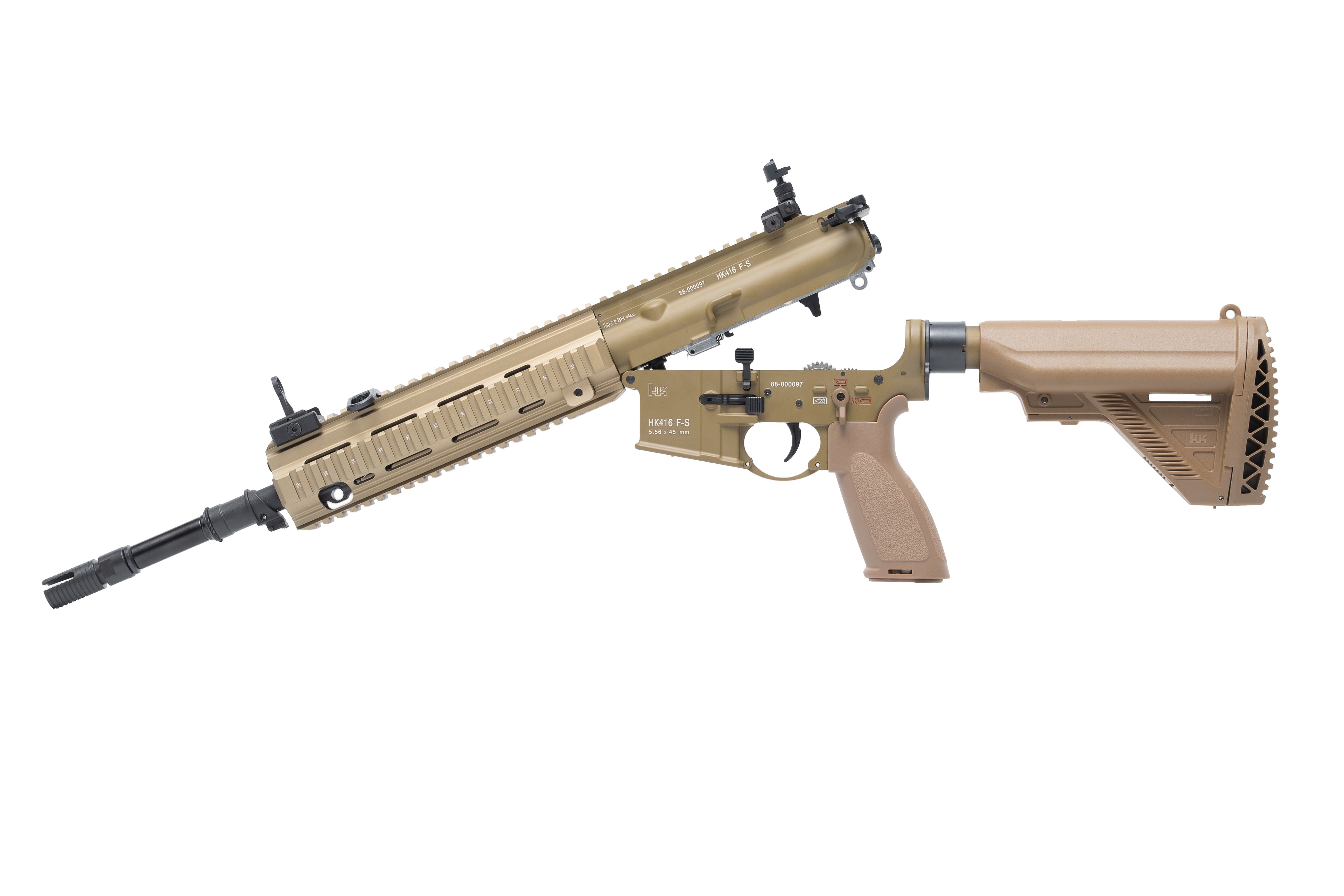 C.A.T. HK416F S AEG TAN （Licensed by UMAREX/Arcturus×C.A.T.）