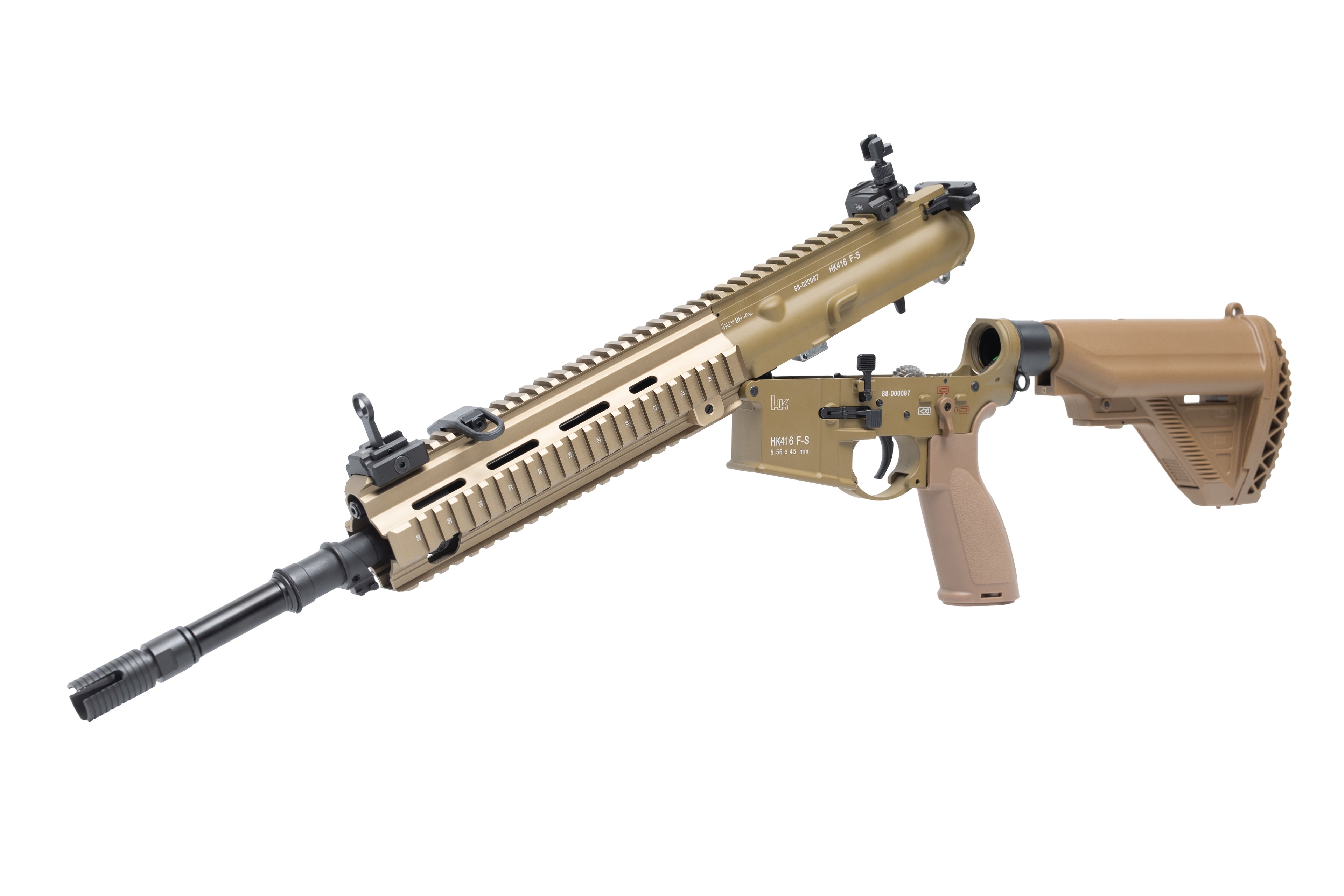 C.A.T. HK416F S AEG TAN （Licensed by UMAREX/Arcturus×C.A.T.）
