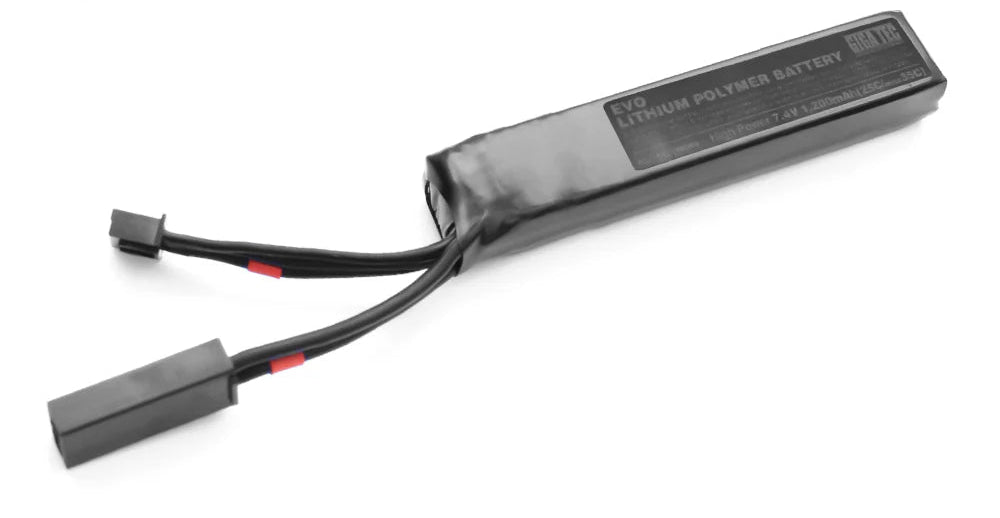 LayLax LiPo 7.4V 1200mAh 25C ショートスティック 8.88Wh タミヤミニ