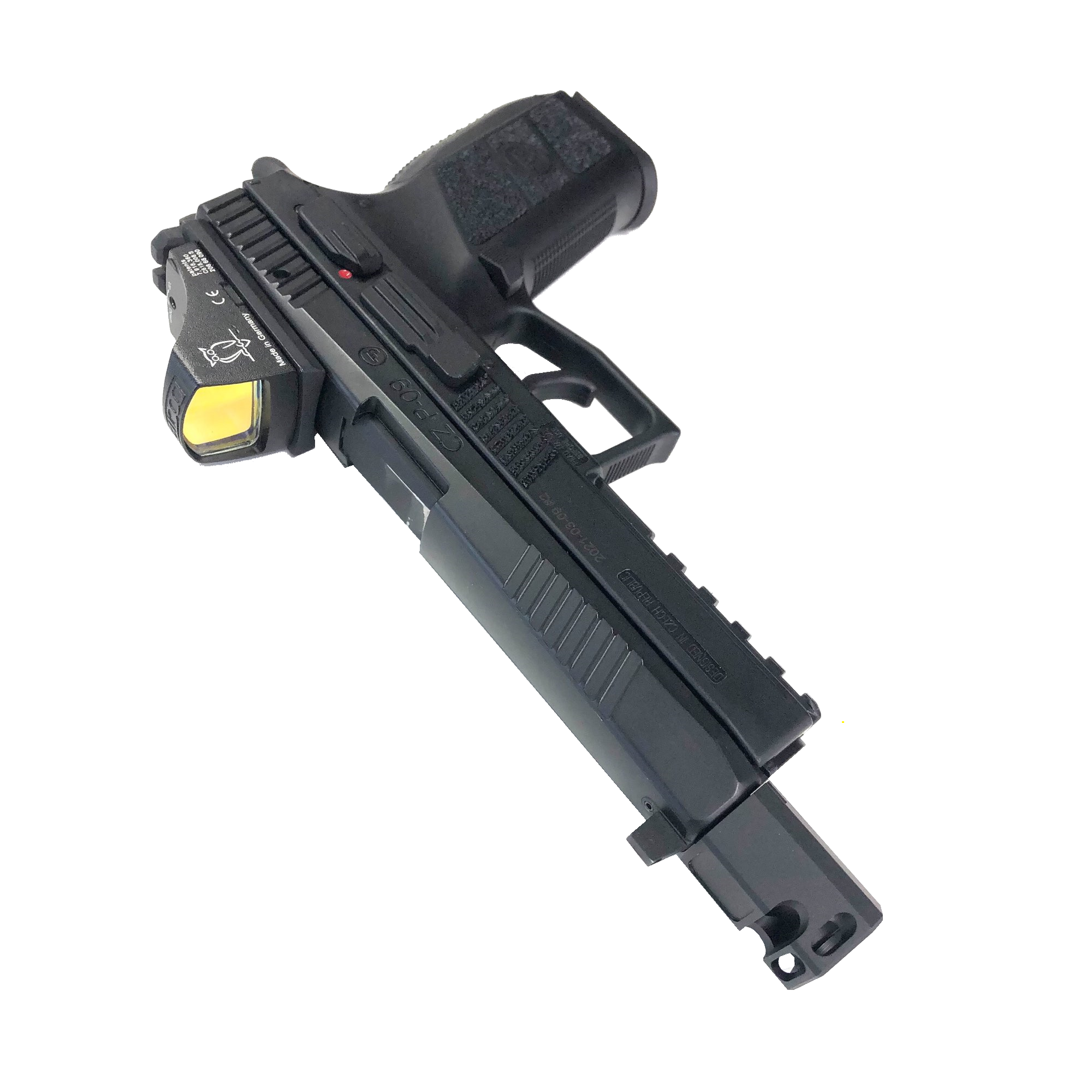 Carbon8 CZ P09 専用 サイレンサー対応 アウターバレル (先端14ｍｍ逆ネジ)