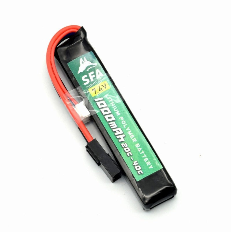 SFA LiPo 7.4V 1000mAh 20C ショートスティック 7.40Wh タミヤミニ