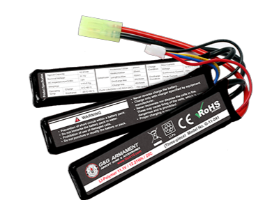 G&G LiPo 11.1V 1100mAh 20C セパレート 12.21Wh タミヤミニ