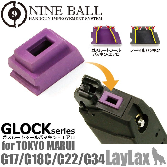 Laylax 東京マルイ ガスブローバック GLOCK（グロック）シリーズ / ガスルートシールパッキン・エアロ