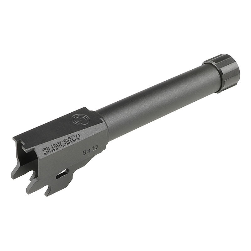 C&C Tac SilencerCoスタイル タクティカル アウターバレル 11mm正ネジ 14mm逆ネジ (SIG AIR / VFC M18対応) BK