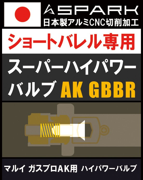 SPARK スーパーハイパワーバルブ 東京マルイ ガスブロAKシリーズ用