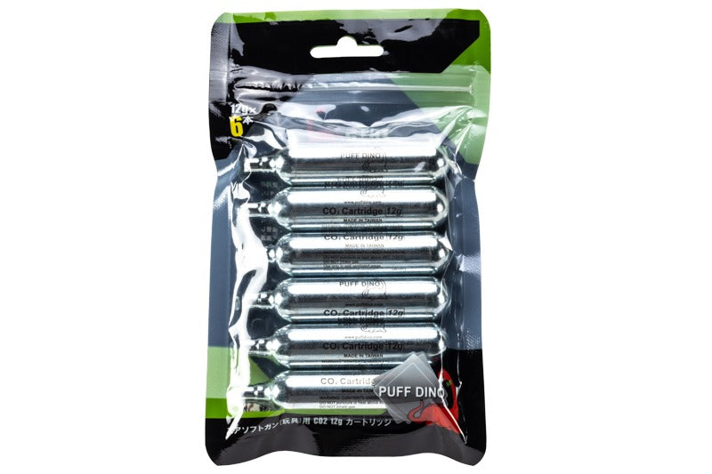 PUFF DINO 12g CO2ボンベ 6本セット