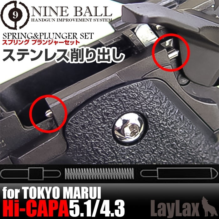 LayLax 東京マルイ ガスブローバック Hi-CAPA5.1 / スプリング プランジャー セット