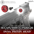 LayLax 東京マルイ ガスブローバック Hi-CAPA・M1911A1・P226・GLOCK26/ダイナピストンヘッド