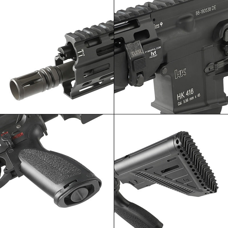 GHK H&K HK416A5 M-LOK CO2 GBBR BK【SUPER ACCURAカスタム注文】