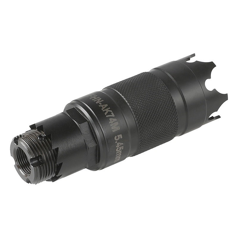 KIZUNA WORKS Delta-Tek DPMN-AK104 Type フラッシュハイダー (24mm正ネジ仕様/14mm逆ネジアダプター付)