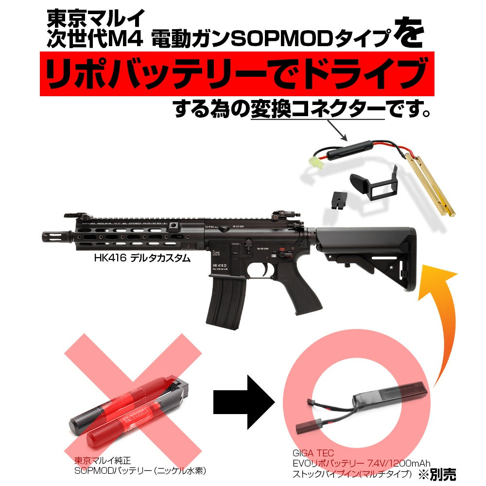LayLax 次世代M4 SOPMOD ストック変換端子コネクター – AIRSOFT97 WEB