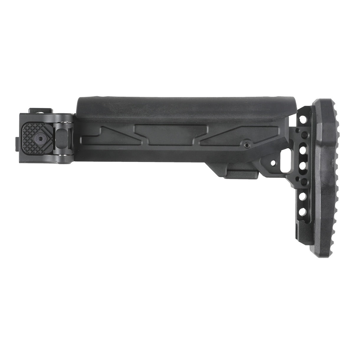 Airsoft Monster KPYK CRC5002タイプ フォールディングストック (LCT/GHK AKM) BK