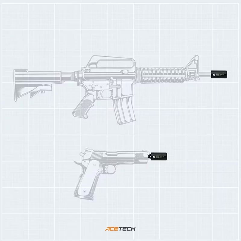 ACETECH Brighter R トレーサー ユニット (グリーン＆レッド蓄光BB弾対応/14mm逆ネジ)