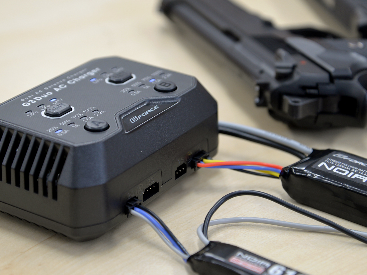 GFORCE G3 DUO AC Charger [LiPo・LiFe対応充電器] 【2本同時充電】