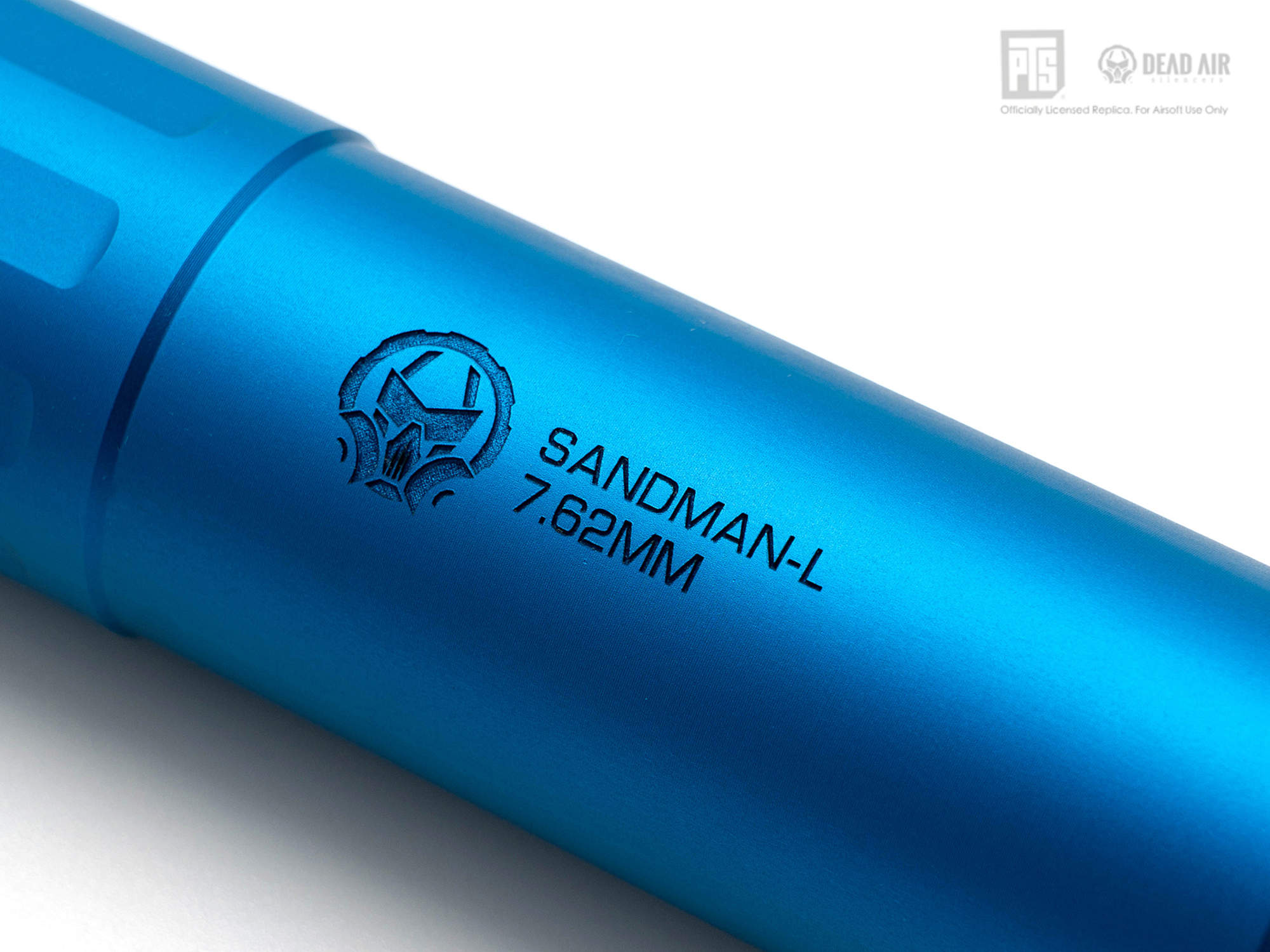 PTS Dead Air Sandman-Kタイプ ダミーサプレッサー Training Blue 14mm逆