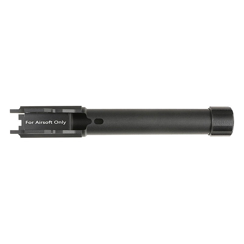 C&C Tac SilencerCoスタイル タクティカル アウターバレル 11mm正ネジ 14mm逆ネジ (SIG AIR / VFC M18対応) BK