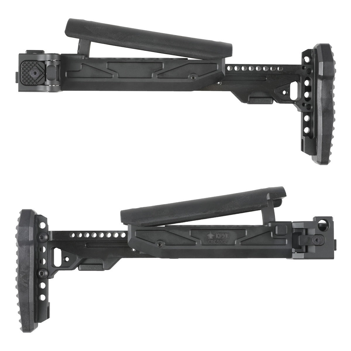 Airsoft Monster KPYK CRC5002タイプ フォールディングストック (LCT/GHK AKM) BK
