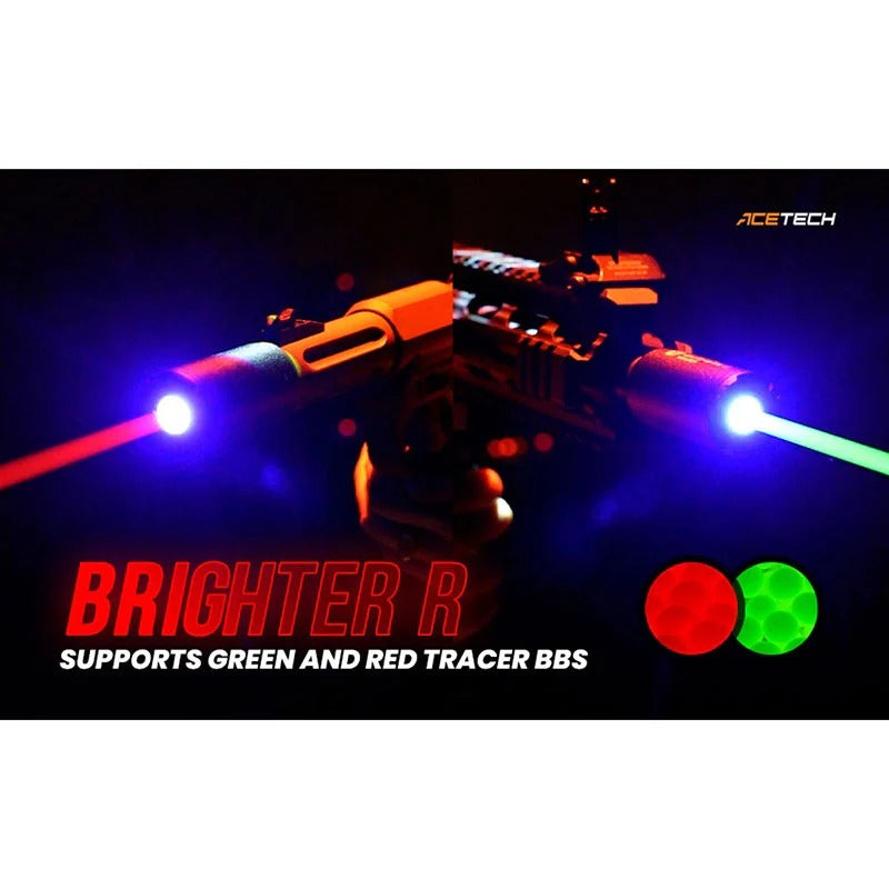 ACETECH Brighter R トレーサー ユニット (グリーン＆レッド蓄光BB弾対応/14mm逆ネジ)