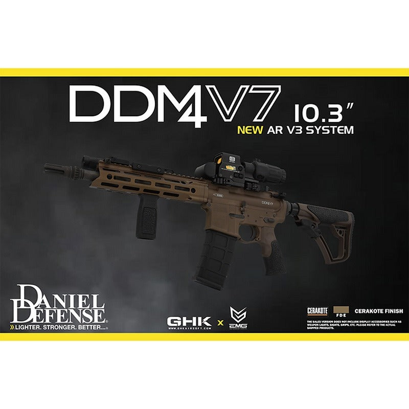 GHK Daniel Defense DDM4 V7K CO2 GBBR FDE【Super Accuraカスタム注文】