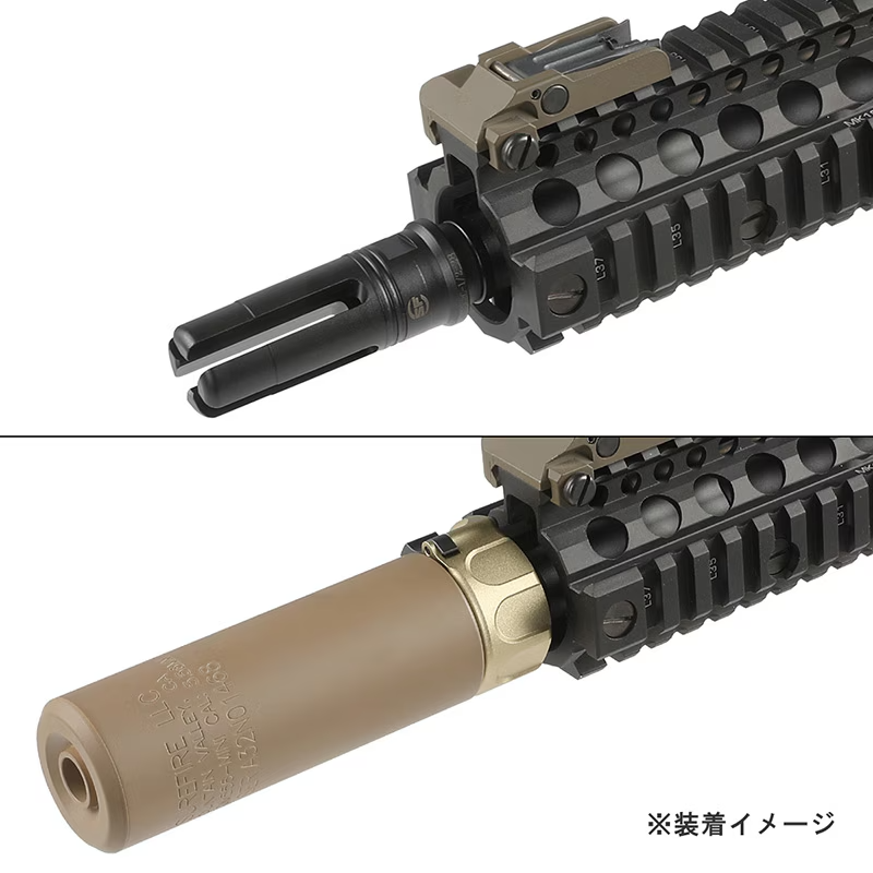 Airsoft Artisan SureFire SOCOM556-MINIタイプ QDダミーサプレッサー