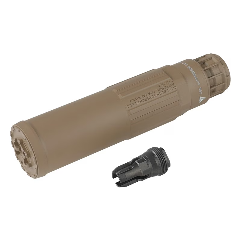 Airsoft Artisan CGS SCI-SIXタイプ QDダミーサプレッサー 14mm逆