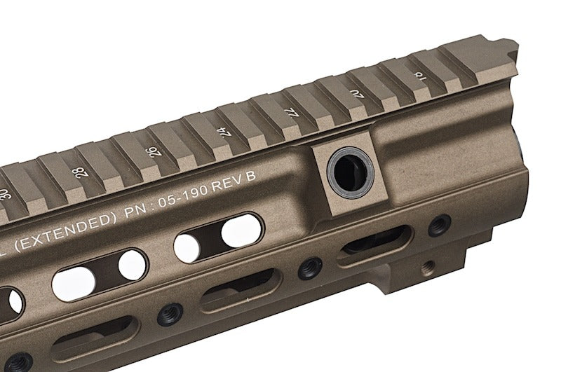 Asura Dynamics Geissele SMRタイプ 10.5" HK416用ハンドガード TAN