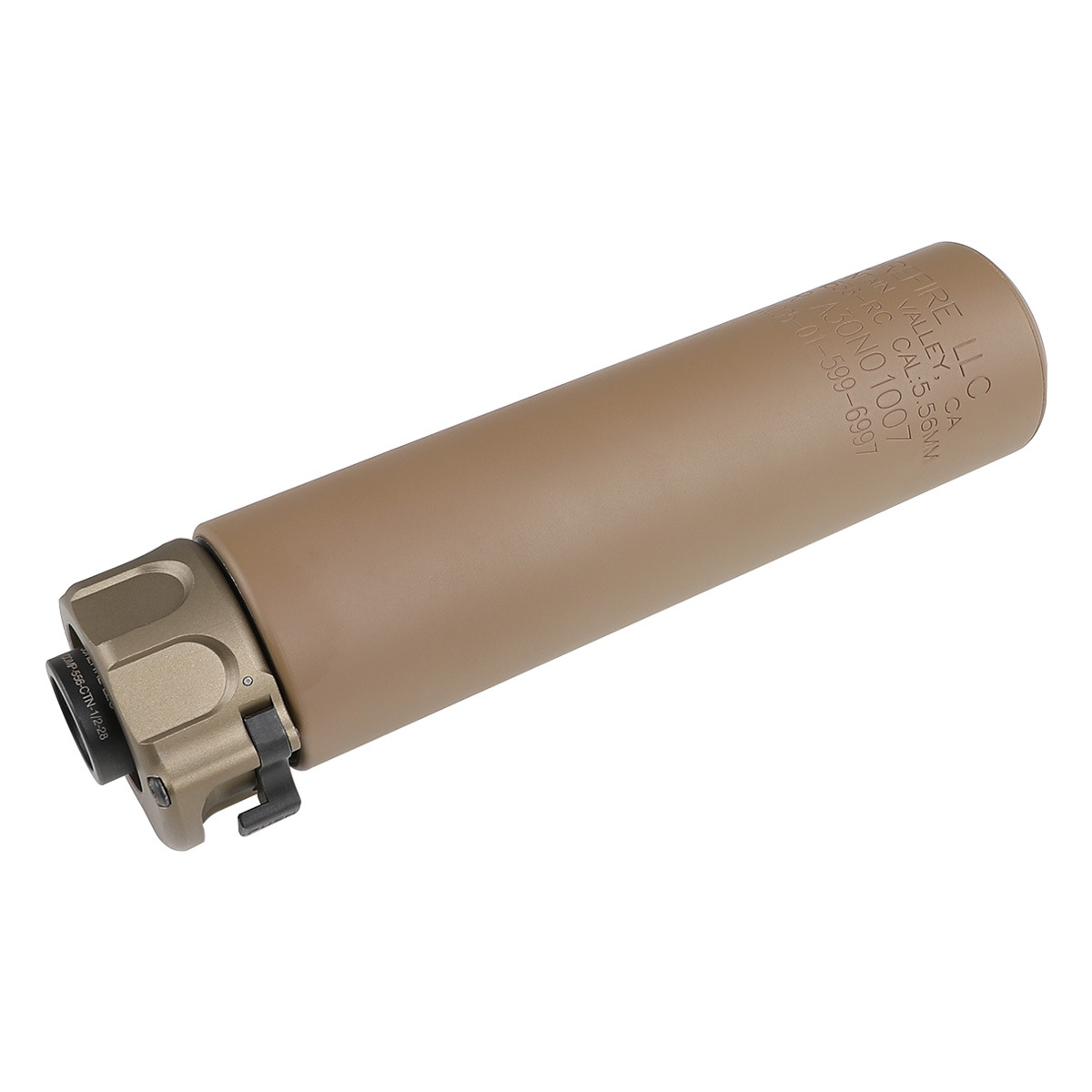 Airsoft Artisan SureFire SOCOM556-RCタイプ QDダミーサプレッサー 14mm逆