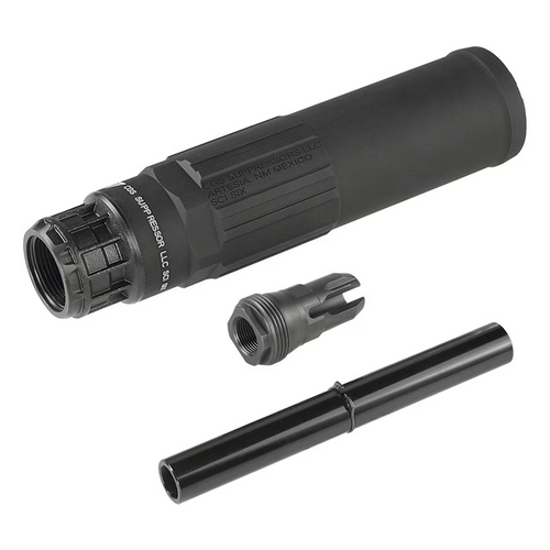 Airsoft Artisan CGS SCI-SIXタイプ QDダミーサプレッサー 14mm逆