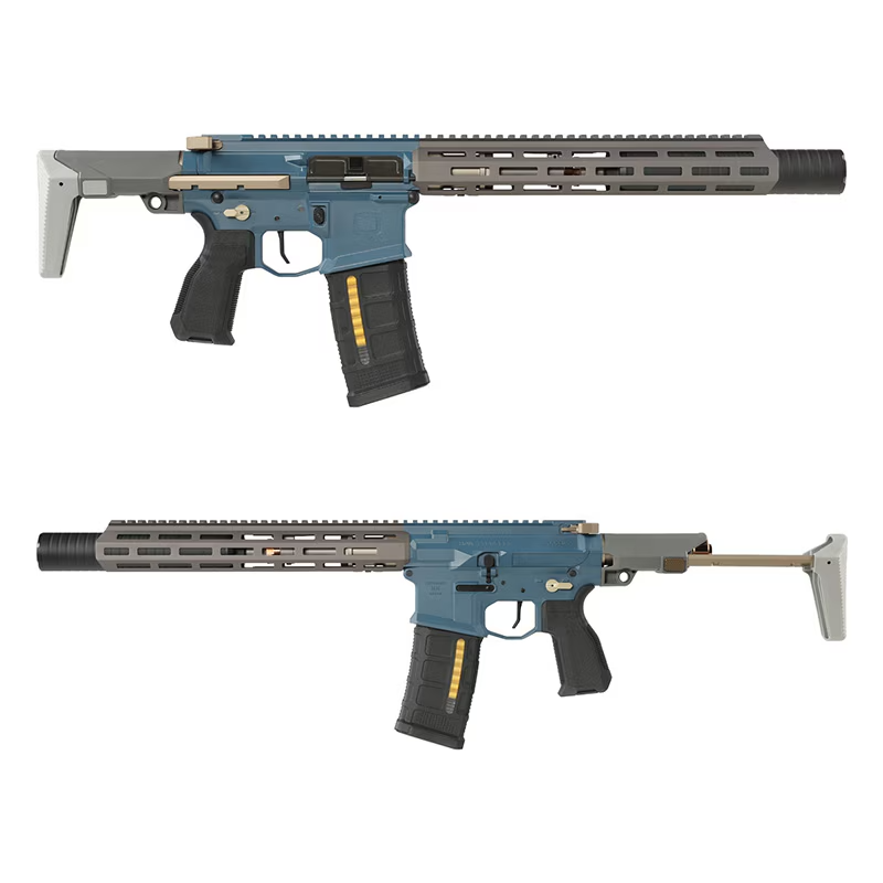 Salvo Q Honey Badger SD 7inch Blue GBBR【SUPER ACCURAカスタム注文】