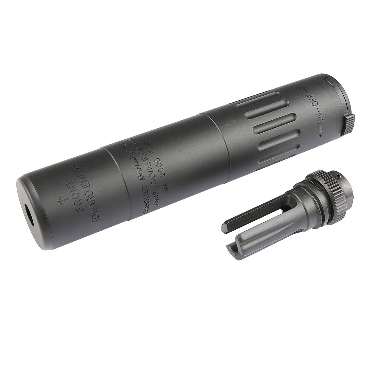 Airsoft Artisan AAC M4-2000タイプサイレンサー/51Tハイダーセット