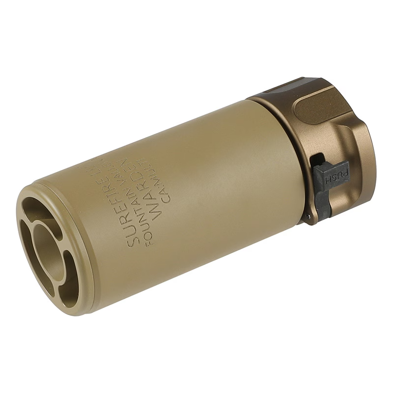 5KU SureFire Warden タイプ マズルフラッシュトレーサー 14mm逆 DE