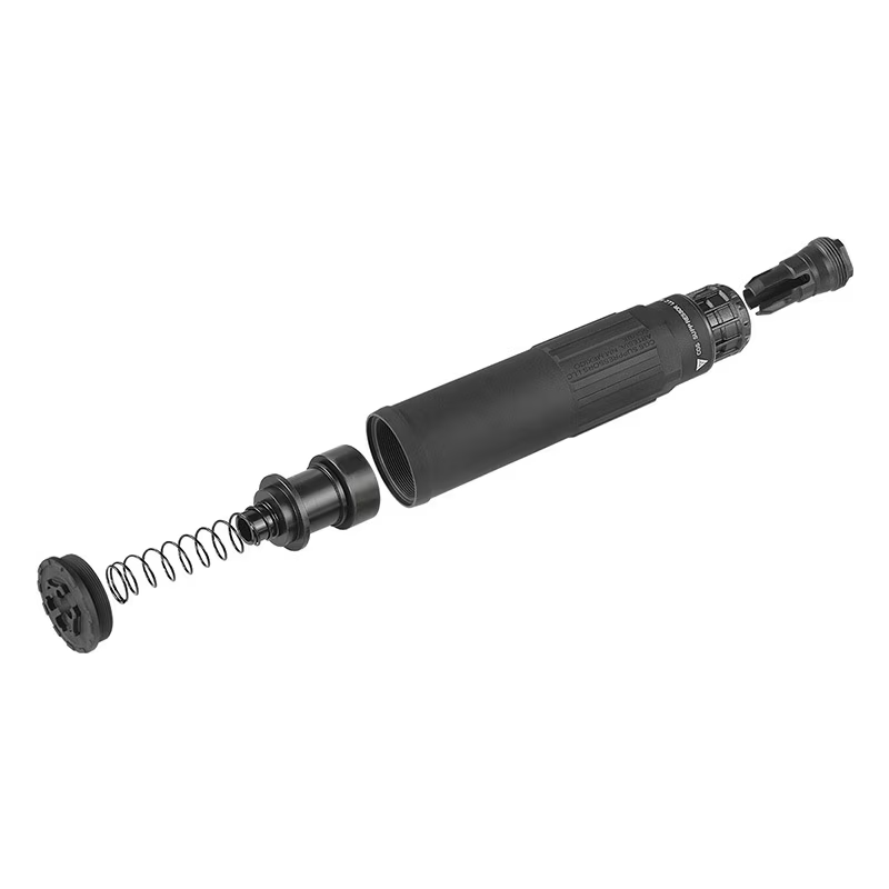 Airsoft Artisan CGS SCI-SIXタイプ QDダミーサプレッサー 14mm逆