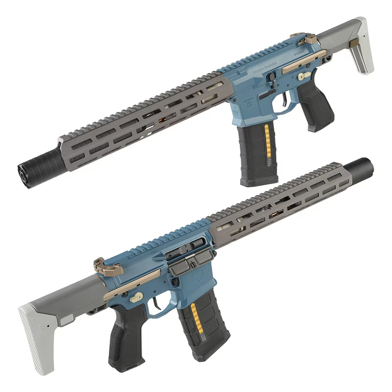 Salvo Q Honey Badger SD 7inch Blue GBBR【SUPER ACCURAカスタム注文】