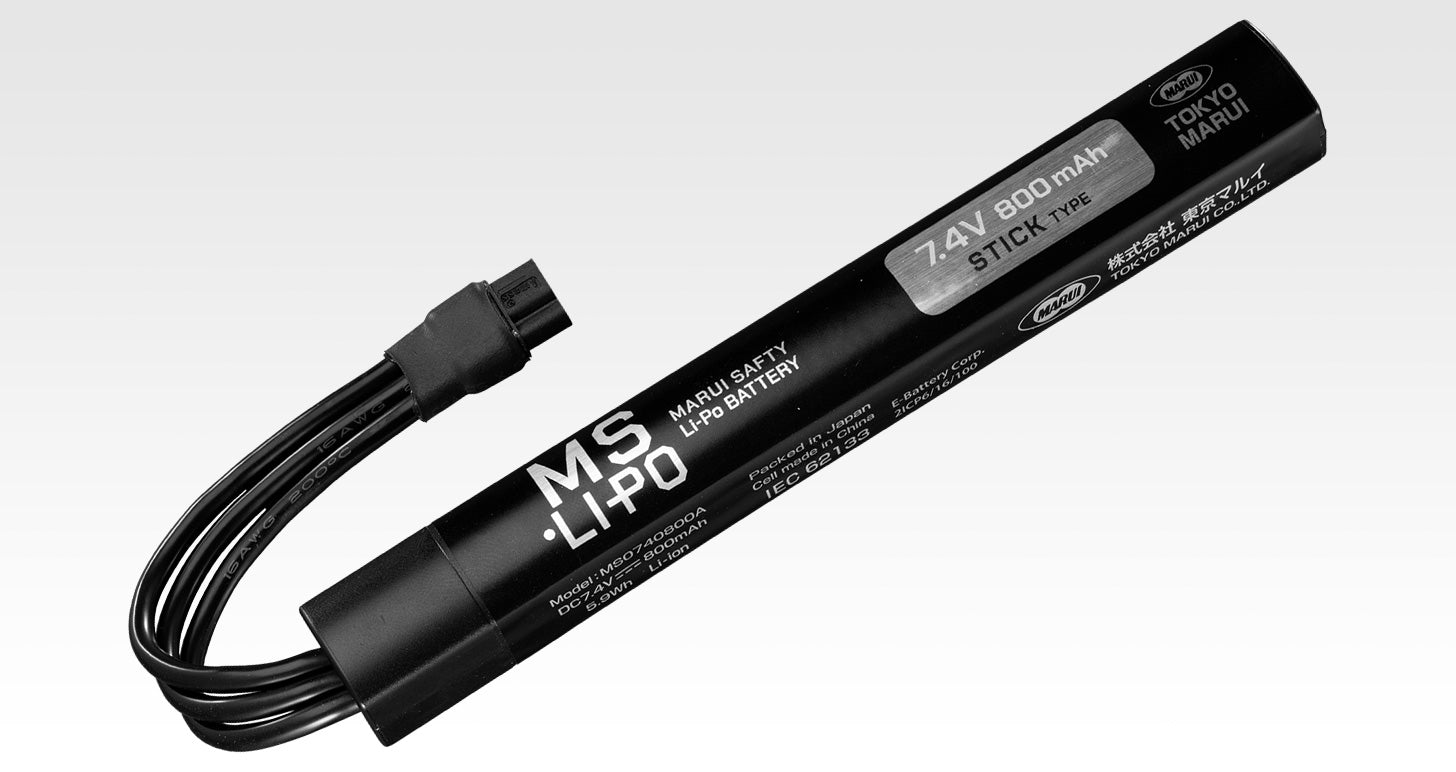 東京マルイ LiPo 7.4V 800mAh スティック 5.92Wh MR30