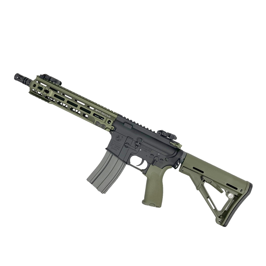 AIRSOFT97 本店通販部 / E&C Geissele SMR Mk4 Federal 10inch OD Green 電子トリガー搭載モデル