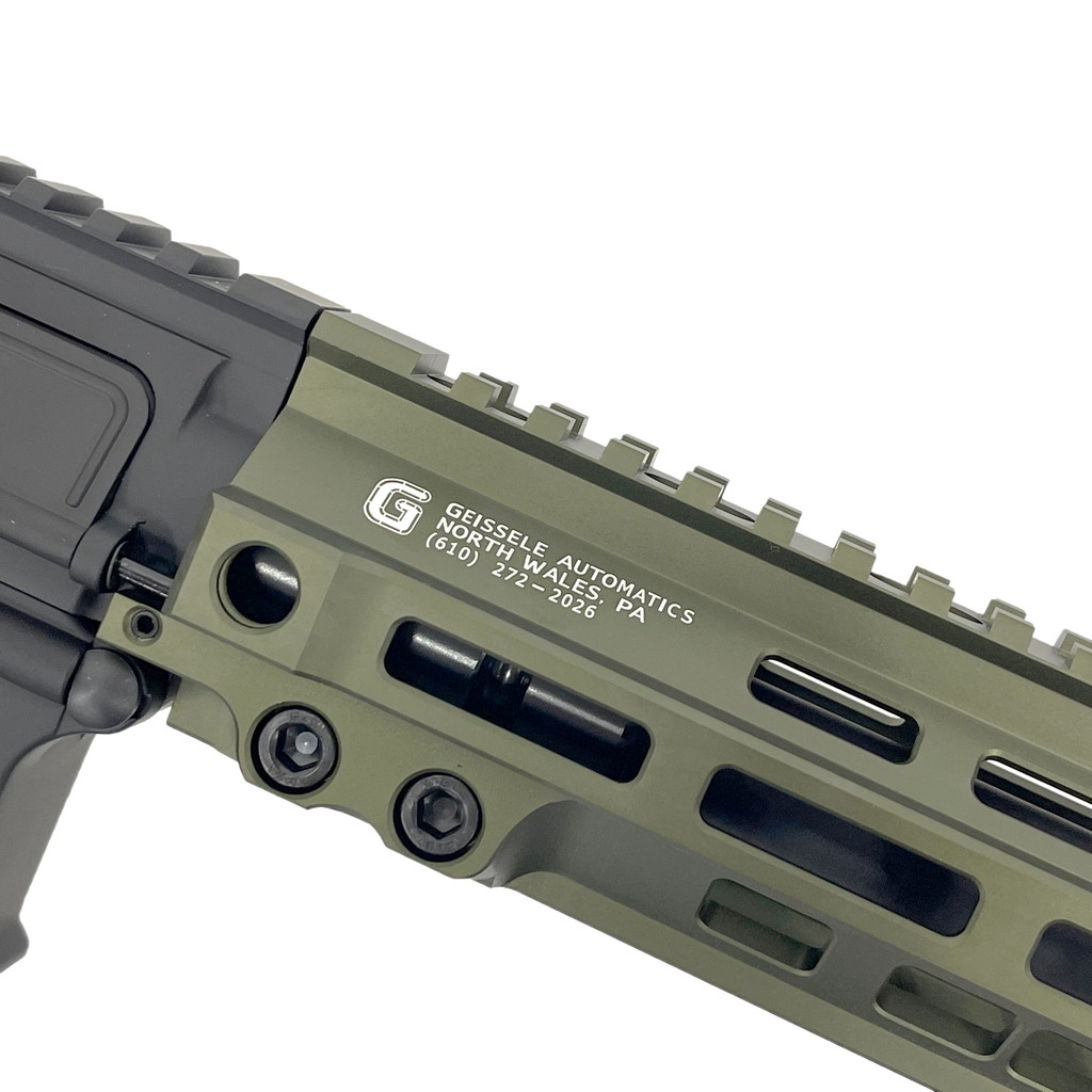 AIRSOFT97 本店通販部 / E&C Geissele SMR Mk4 Federal 10inch OD Green 電子トリガー搭載モデル