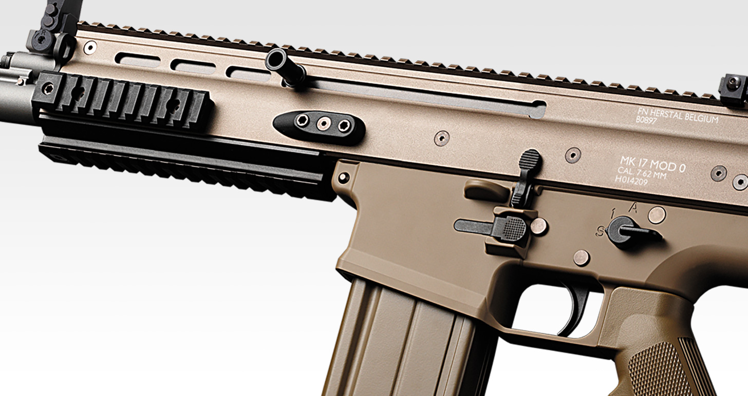 東京マルイ 次世代電動ガン SCAR-H FDE マガジン2本 SBD取り付け済 