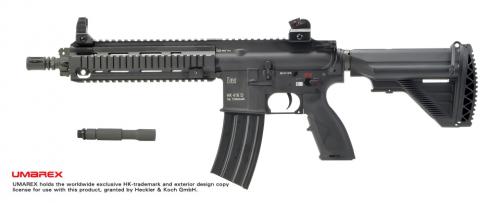 数量限定得価VFC/UMAREX(ウマレックス)スタンダード電動ガン H&K HK416D(ブラック)中古品 フルメタル×樹脂 バトルサイト 動作確認済み 初速84.4m/s 電動ガン