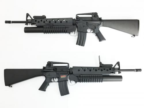 Airsoft97 E C Colt M16a4 M3グレネードランチャー