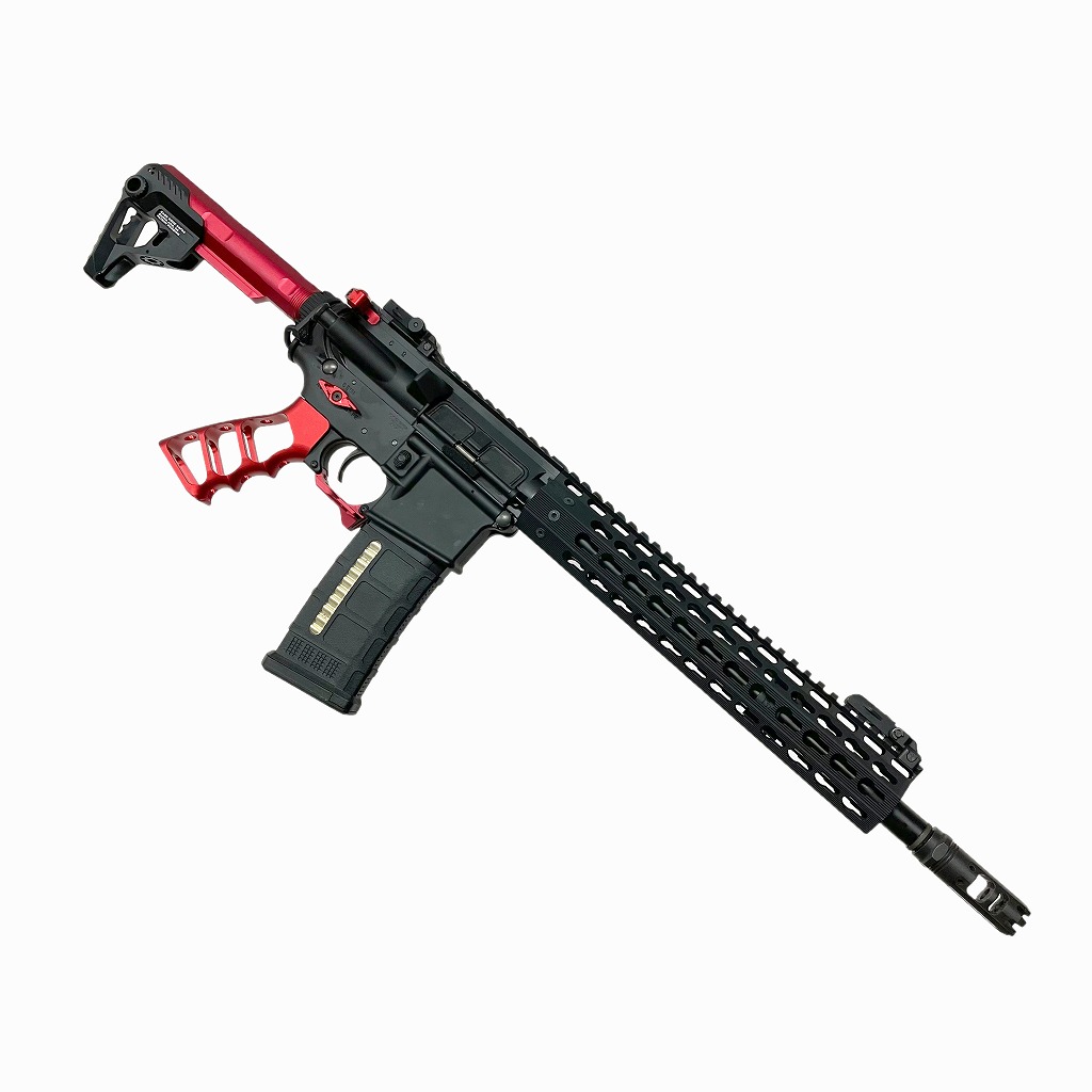 AIRSOFT97 沖縄本店 通販部 / 【SUPER ACCURA】東京マルイ GBBR AR15 Strike Industries Custom  Red ver.