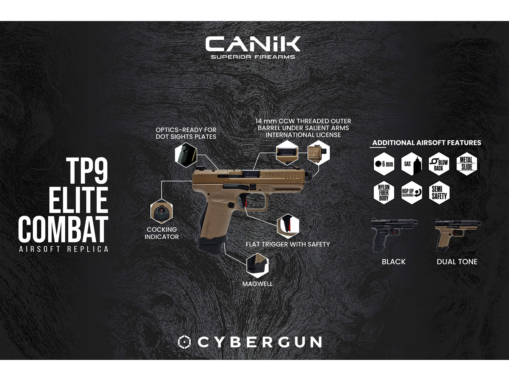 新品 即納 Cybergun We ガスブローバック Canik Sai Tp9 Elite Combat Jp Ver 日本仕様 Fde 品番 Cyb Gbb Ca0101 Smp Police Gov